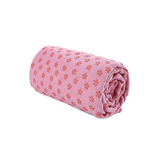 Morbuy Mikrofaser Hot Yoga Handtuch, Yoga Mat 183x63cm rutschfest Fitnesstuch Weich Atmungsaktiv Antirutsch Yogatuch Gilt für Fitness Ausbildung (183x63cm,klassisch rosa) von Morbuy