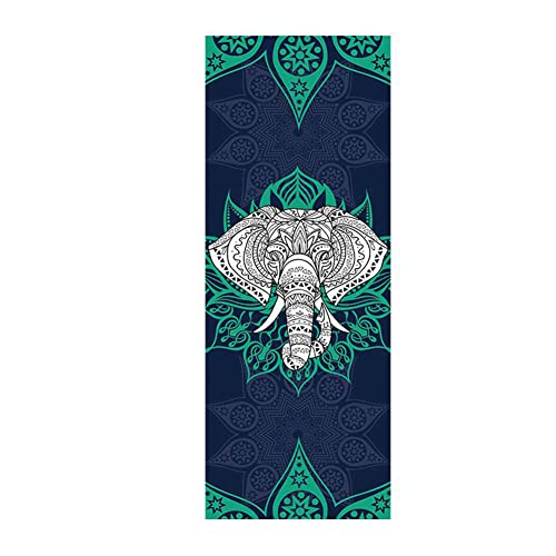 Morbuy Mikrofaser Hot Yoga Handtuch, Yoga Mat 185x65cm rutschfest Fitnesstuch Weich Atmungsaktiv Antirutsch Yogatuch Gilt für Fitness Ausbildung (185x65cm,Muster 12) von Morbuy