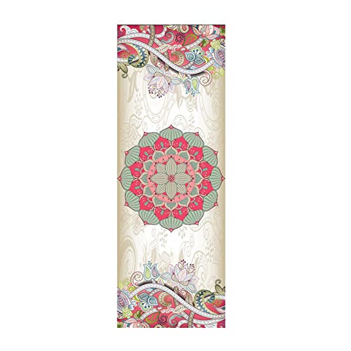 Morbuy Mikrofaser Hot Yoga Handtuch, Yoga Mat 185x65cm rutschfest Fitnesstuch Weich Atmungsaktiv Antirutsch Yogatuch Gilt für Fitness Ausbildung (185x65cm,Muster 3) von Morbuy