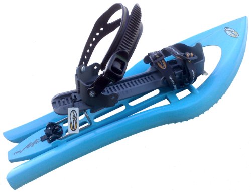 TRIMOV'ALP LIGHT Schneeschuhe, Light BLAU/GRAU, mit Fußgelenk-Schnalle (Snowboard Type) ohne Polstereinlage, M von Morpho