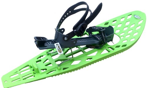 TRIMALP LIGHT Schneeschuhe, GRÜN/GRAU, mit Fußgelenk-Schnalle (Snowboard Type) ohne Polstereinlage, L von Morpho