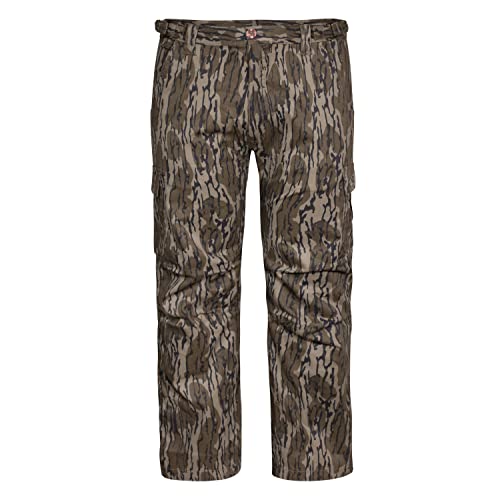 Mossy Oak Cotton Mill 2.0 Camo Herren-Jagdhose, Tarnbekleidung, Größe XXL, Original Bottomland von Mossy Oak