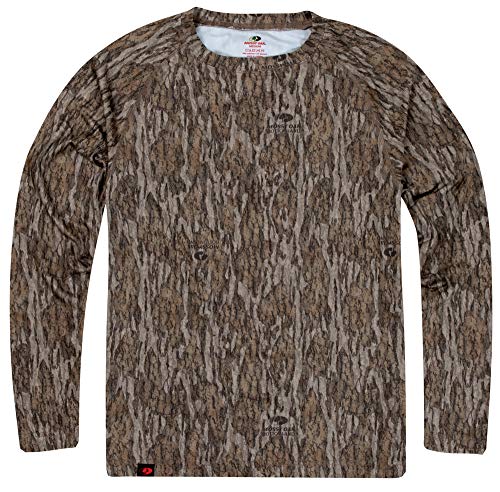 Mossy Oak Herren Camo Jagd für Herren Langarmshirt, Bottomland, XL US von Mossy Oak