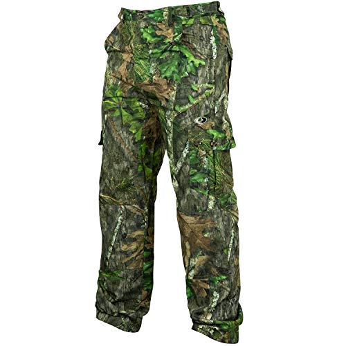Mossy Oak Camo leichte Jagdhose für Herren, Camouflage-Kleidung, Größe L, Obsession von Mossy Oak