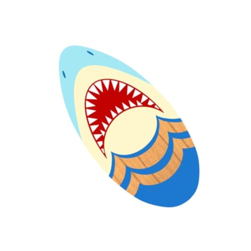 MotiveTech Skimboard Holz Skimboard Kinder Surfbrett Sandbrett Strandtauglich Wasserabweisend für Kindergeburtstag Strandparty Pool Freizeit 76cmx45cmx0.7cm von MotiveTech