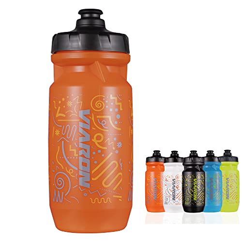 MotuTech 550 ml Wasserflasche, komprimierbar, für Fahrrad, Radfahren, Sport und Outdoor, Trinkflasche, auslaufsicher, Wasserflasche, PP, BPA-frei (Orange) von MotuTech
