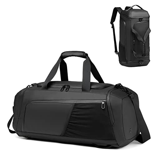 Sporttasche Herren Reisetasche 40L Sporttaschen mit Schuhfach Nassfach Wasserdicht Trainingstasche mit Rucksack Weekender Travel Gym Tasche Duffle Bag Fitnesstasche für Herren Damen von Moulyan