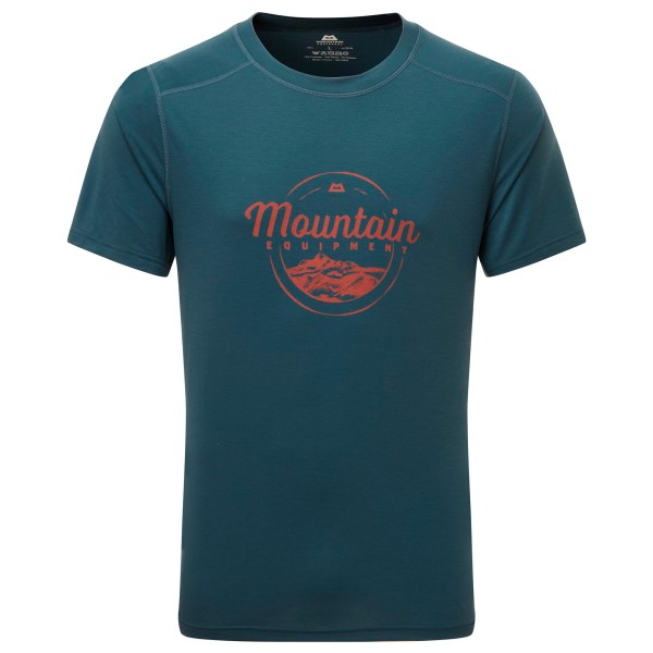 Mountain Equipment - Headpoint Script Tee - Funktionsshirt Gr L;M;S;XXL blau;blau/grau von Mountain Equipment