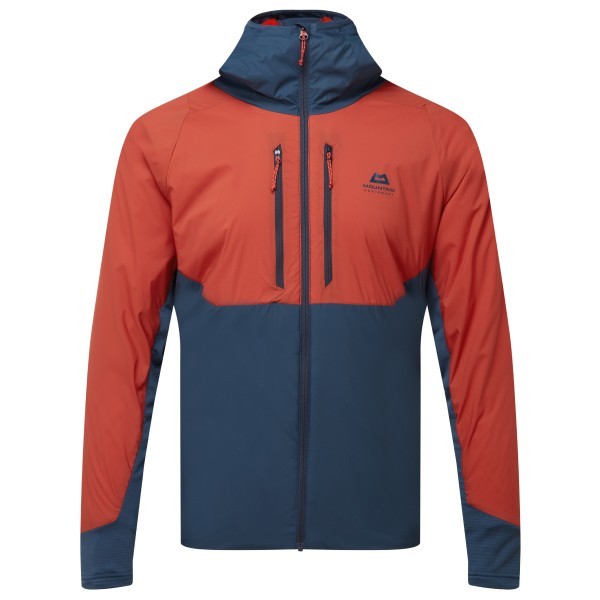 Mountain Equipment - Switch Pro Hooded Jacket - Fleecejacke Gr S rot/blau von Mountain Equipment