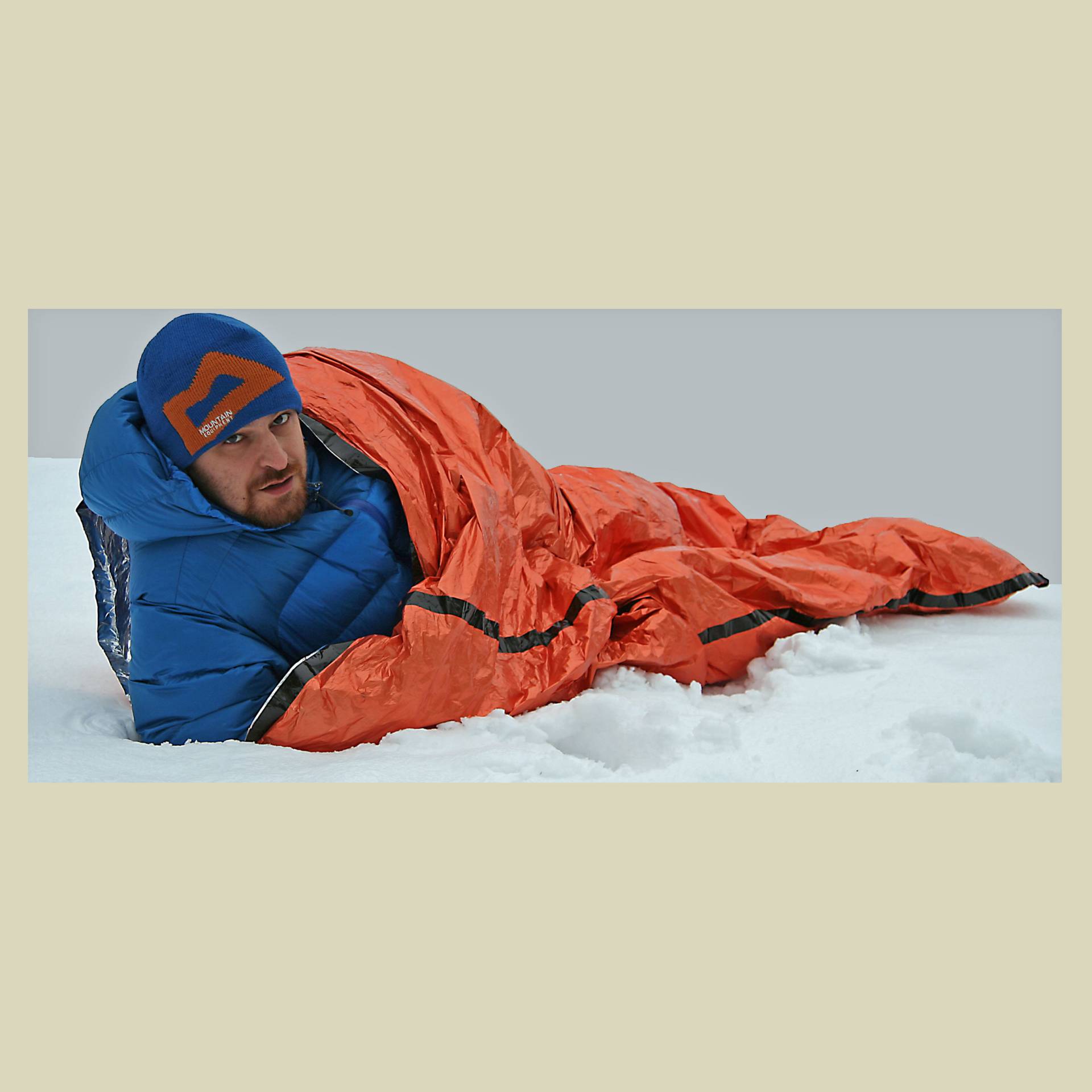 Ultralite Bivi Bag Biwaksack bis Körpergröße 200 cm Farbe: red von Mountain Equipment