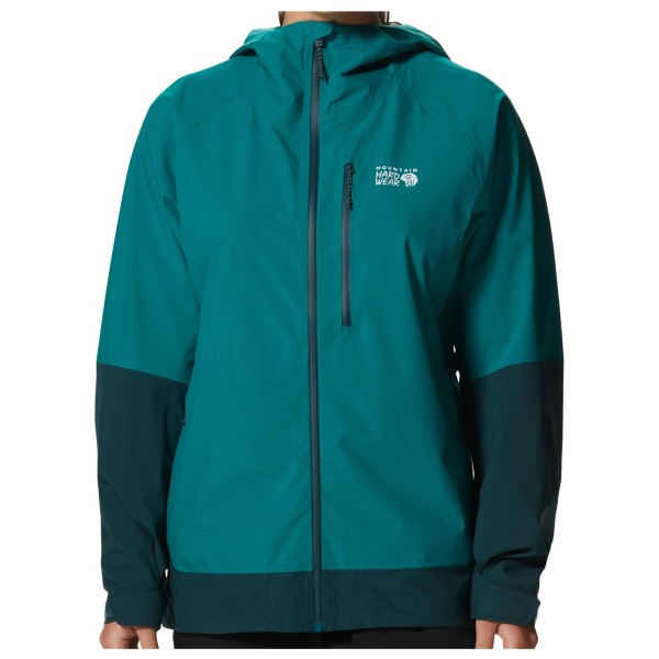 Mountain Hardwear - Women's Stretch Ozonic Jacket - Regenjacke Gr XS türkis von Mountain Hardwear