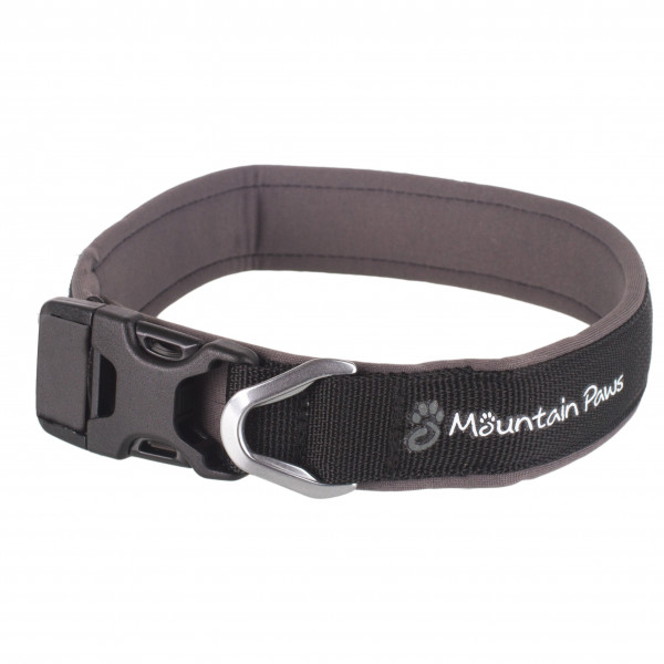 Mountain Paws - Black Dog Collars - Hundehalsband Gr XL schwarz von Mountain Paws