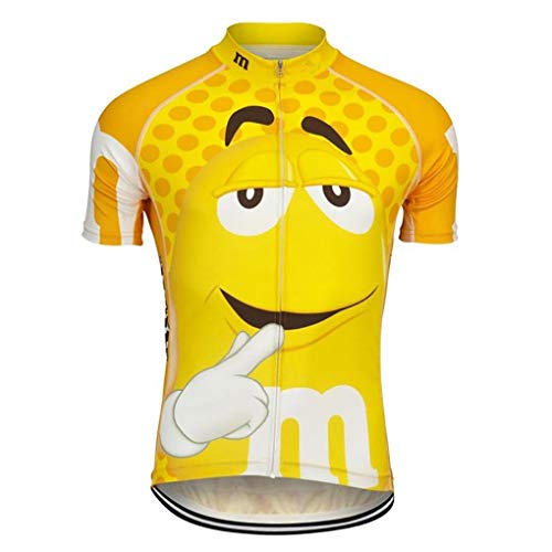 Radtrikot Herren Kurzarm Radtrikots Schnelltrocknend Fahrradshirt MTB-Shirt Fahrradbekleidung von Moxilyn