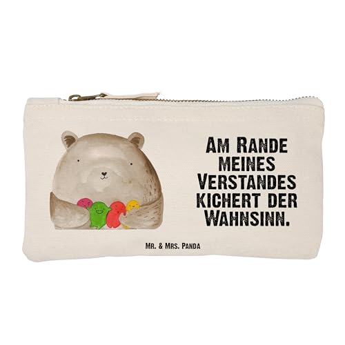 Mr. & Mrs. Panda Größe S Klein Schminktasche Bär Gefühl - Geschenk, Durchgedreht, Kosmetiktasche, Teddy, Kosmetiketui, Schlamperetui, Wahnsinn, von Mr. & Mrs. Panda