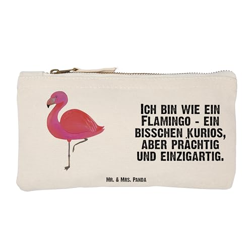 Mr. & Mrs. Panda Größe S Klein Schminktasche Flamingo Classic - Geschenk, Spruch, Selbstliebe, Kosmetiktasche, Etui, prächtig, Kosmetiketui, von Mr. & Mrs. Panda