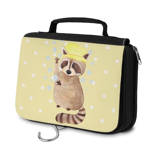 Mr. & Mrs. Panda Kulturbeutel Waschbär - Geschenk, Kulturtasche, Aufbewahrungstasche, Herren, Plan, lustige Sprüche, Gute Laune, Tiere, Seifenblasen, von Mr. & Mrs. Panda