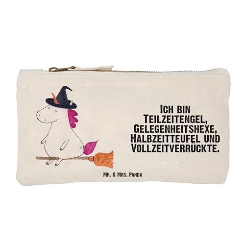 Mr. & Mrs. Panda Größe S Klein Schminktasche Einhorn Hexe - Geschenk, Kosmetiketui, Etui, Freundin, XXL, Unicorn, Kosmetiktasche, Pegasus, Einhörner, von Mr. & Mrs. Panda