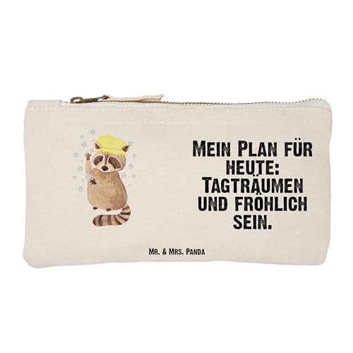 Mr. & Mrs. Panda Größe S Klein Schminktasche Waschbär - Geschenk, Stiftemäppchen, Tiere, waschen, Fröhlich, Schlamperetui, XXL, Kosmetikbeutel, von Mr. & Mrs. Panda