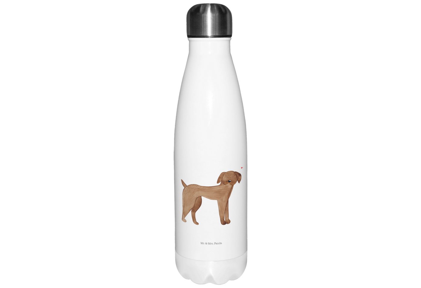 Mr. & Mrs. Panda Thermoflasche Hund Dogge - Weiß - Geschenk, Edelstahl, Isolierflasche, Hunde, Hunde von Mr. & Mrs. Panda