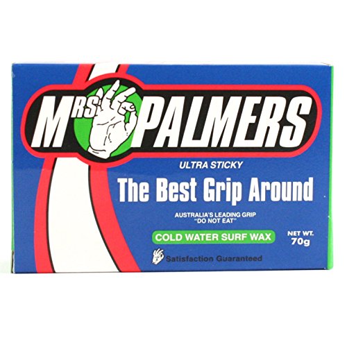 Mrs Palmers kaltes Wasser Surfbrett Wachs 1 x 70 g Block von Mrs Palmers