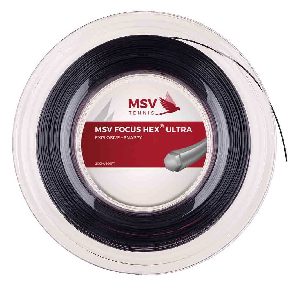 Msv Tennis Focus Hex Ultra 200 M Tennis Reel String Durchsichtig 1.30 mm von Msv Tennis