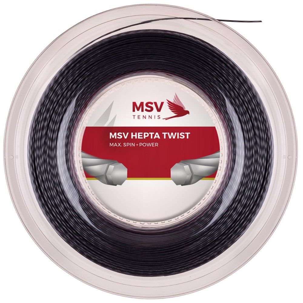 Msv Hepta Twist 200 M Tennis Reel String Silber 1.30 mm von Msv