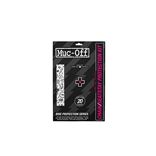 Muc-Off Unisex – Erwachsene Chainstay Protection Kit-Punk, Natur, Einheitsgröße von Muc-Off