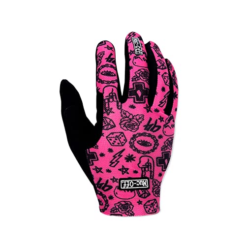 Muc-Off Unisex Fahrrad Handschuhe Mesh Summer Lightweigt, Pink, S, MU-GLO-2012 von Muc-Off