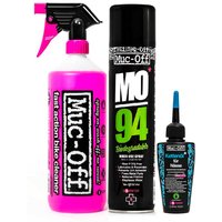Muc-Off Wash Protect and Wet Lube Reinigungsset von Muc-Off