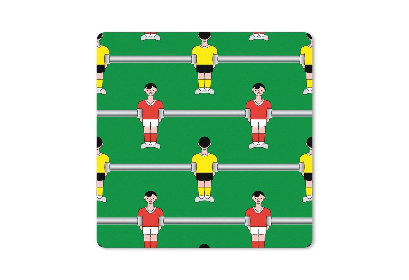 MuchoWow Gaming Mauspad Muster - Fußball - Sport (1-St), Mousepad mit Rutschfester Unterseite, Gaming, 40x40 cm, XXL, Großes von MuchoWow