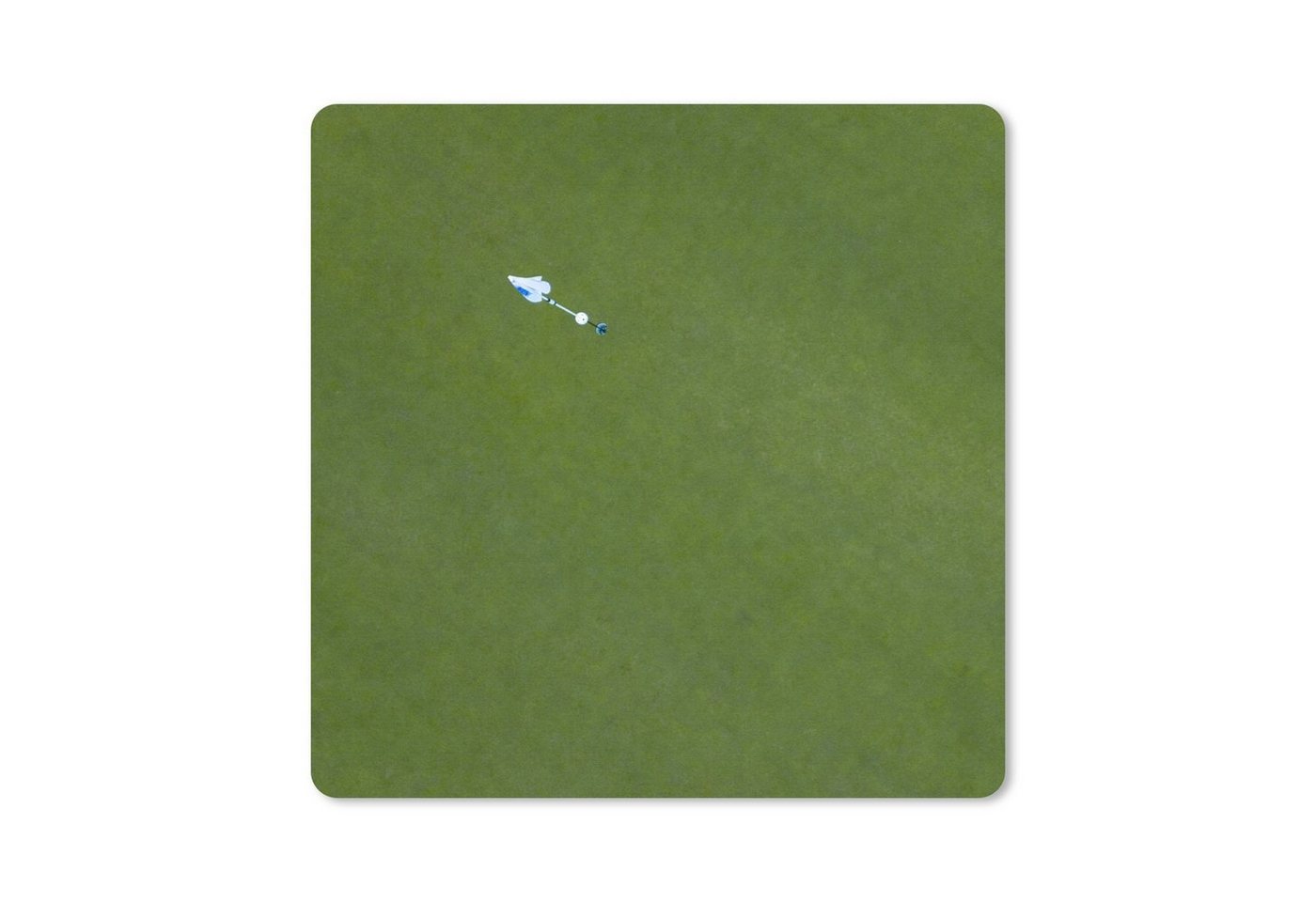 MuchoWow Mauspad Golf - Gras - Ball (1-St), Gaming, Mousepad, Büro, 20x20 cm, Mausunterlage von MuchoWow