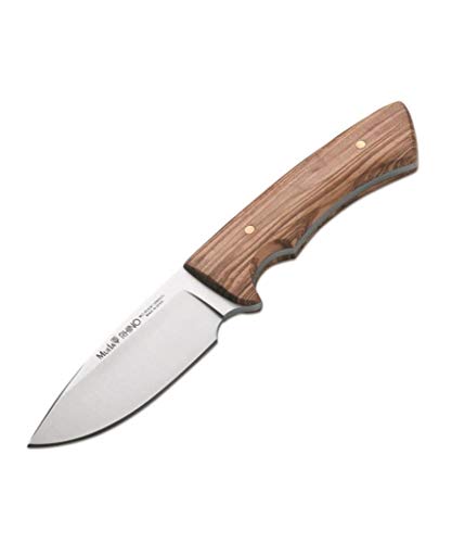 Muela Unisex – Erwachsene Rhino Olive 10 cm Messer, Silber, one Size von Muela