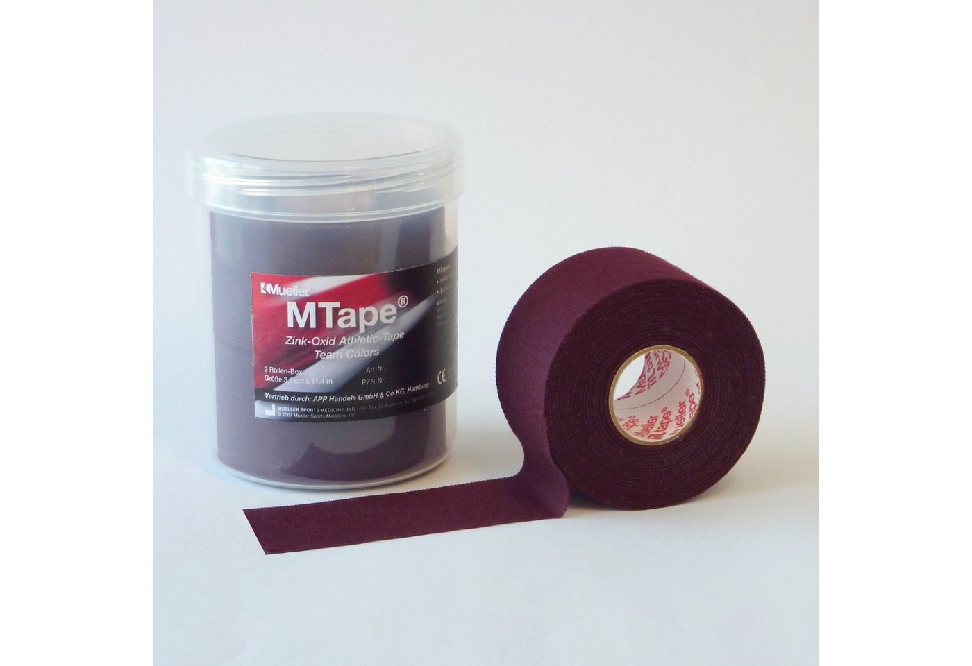 Mueller Sports Medicine Kinesiologie-Tape M TAPE 2-Rollenbox Sporttape, 12 Farben von Mueller Sports Medicine