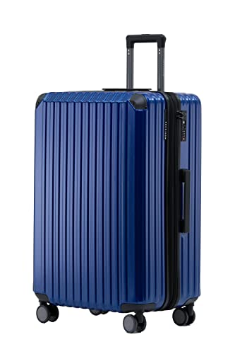 Münicase M816 TSA-Schloss Koffer Reisekoffer Trolley Kofferset Hardschale Boardcase (Diamondblau, Großer Koffer) von Münicase