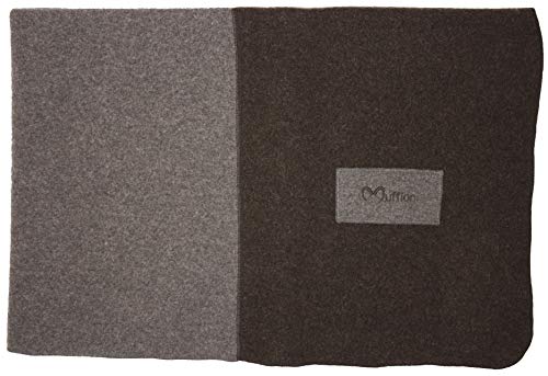 Mufflon Mu-Blanket, 200x140cm, Granit/Brown S15-S17 von Mufflon