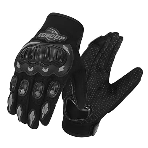 Mulcort Motorrad-Handschuhe für Herren, Touchscreen, kompletter Finger, Rennrad, Motocross, Mountain, atmungsaktiv, (XL) von Mulcort