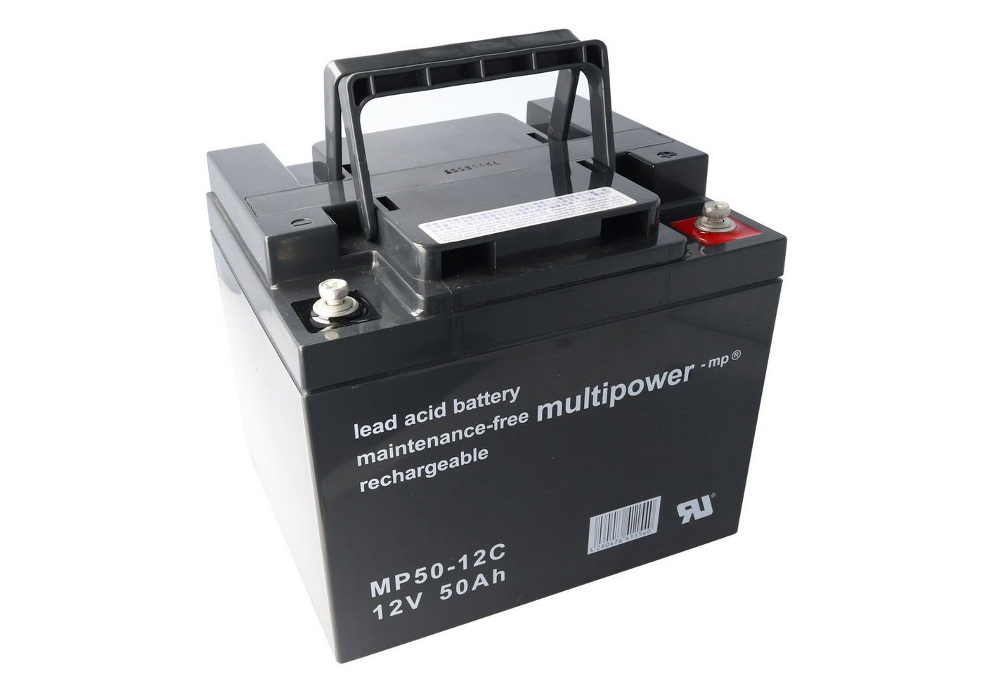 Multipower Multipower MP50-12C lange Gebrauchsdauer und niedrige Selbstentladung Akku 50000 mAh (12,0 V) von Multipower