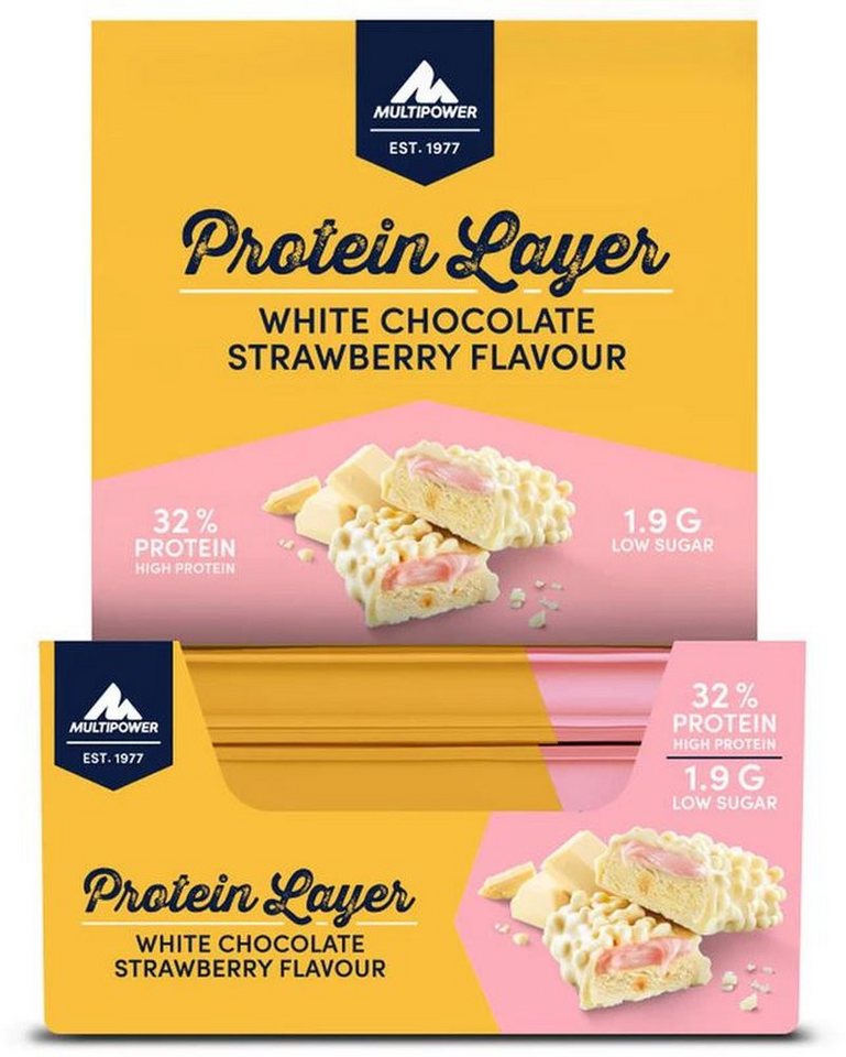 Multipower Multipower Protein Layer - 18 x 50g Riegel Riegel Multipower Multipower Protein Layer - 18 x 50g Riegel Riegel von Multipower
