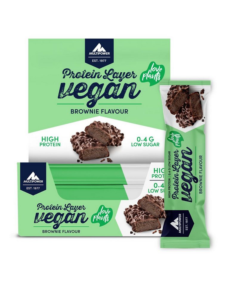 Multipower Multipower Protein Layer vegan – 15 Riegel à 55 g Riegel Multipower Multipower Protein Layer vegan – 15 Riegel à 55 g Riegel von Multipower