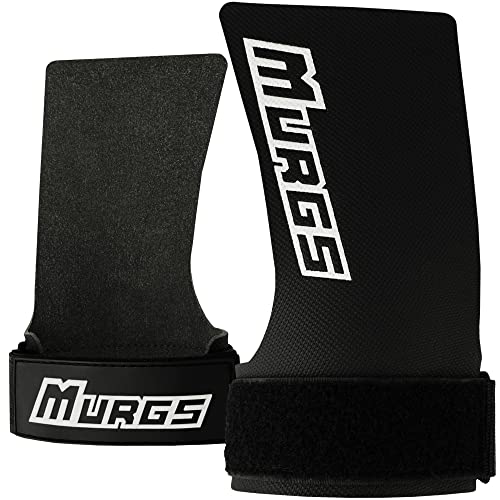 Murgs Ultra Crossfit Handgriffe (S/M) – 3 mm Mikrofaser-Gymnastikgriffe, bequeme Klimmzuggriffe, Crossfit-Griffe für Handflächenschutz – Gewichtheben & Fitness, Handgriffe für Männer und Frauen von Murgs