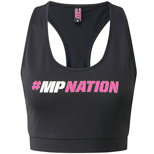 Muscle Pharm Damen Textilbekleidung Ladies Printed Top, Pink, Large von MusclePharm
