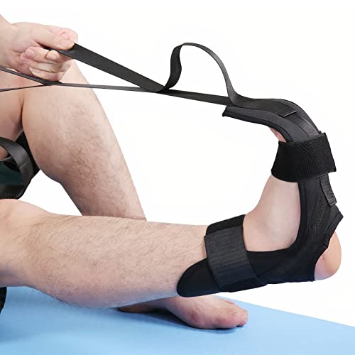 MuscleForge® Spagat Trainer, Stretching Gürtel für Split Training und Beindehnungsübungen - Yoga Stretching Strap mit 7 Haken von MuscleForge