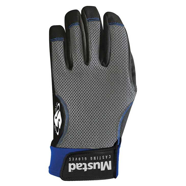 Mustad Casting Gloves Blau,Schwarz XL Mann von Mustad