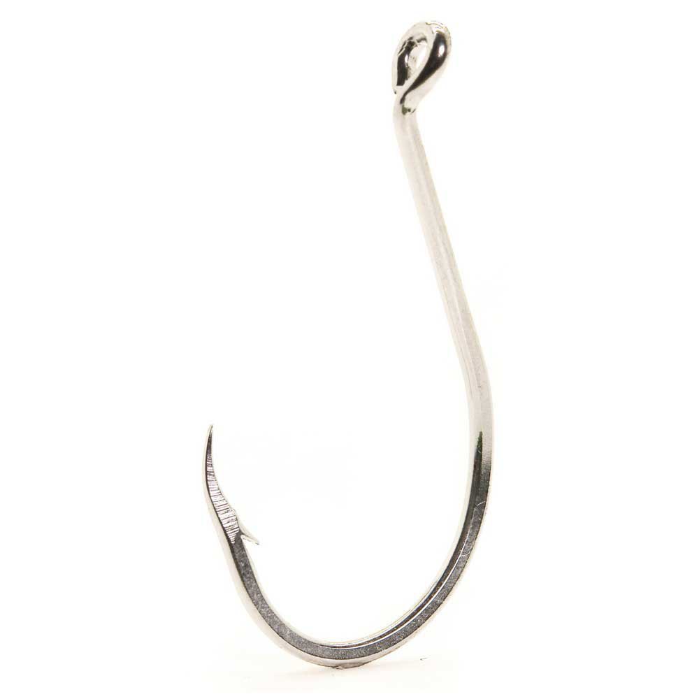 Mustad Classic Line Octopus Barbed Single Eyed Hook 25 Units Silber 6/0 von Mustad