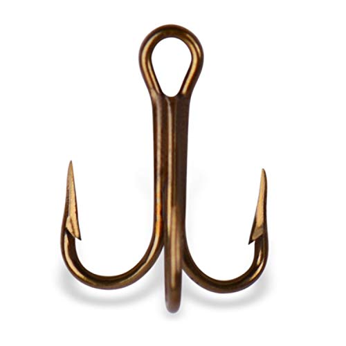 Mustad Drillingshaken Bronze – #10 von Mustad