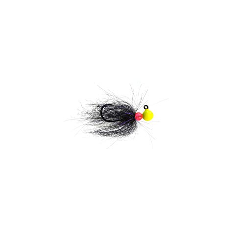 Mustad Unisex-Erwachsene SBJ-1/16-CB-1 Sink It Series Jig UV Chartreuse-Anadro Black 1/16 oz, Mehrfarbig/Meereswellen (Ocean Tides), One Size von Mustad