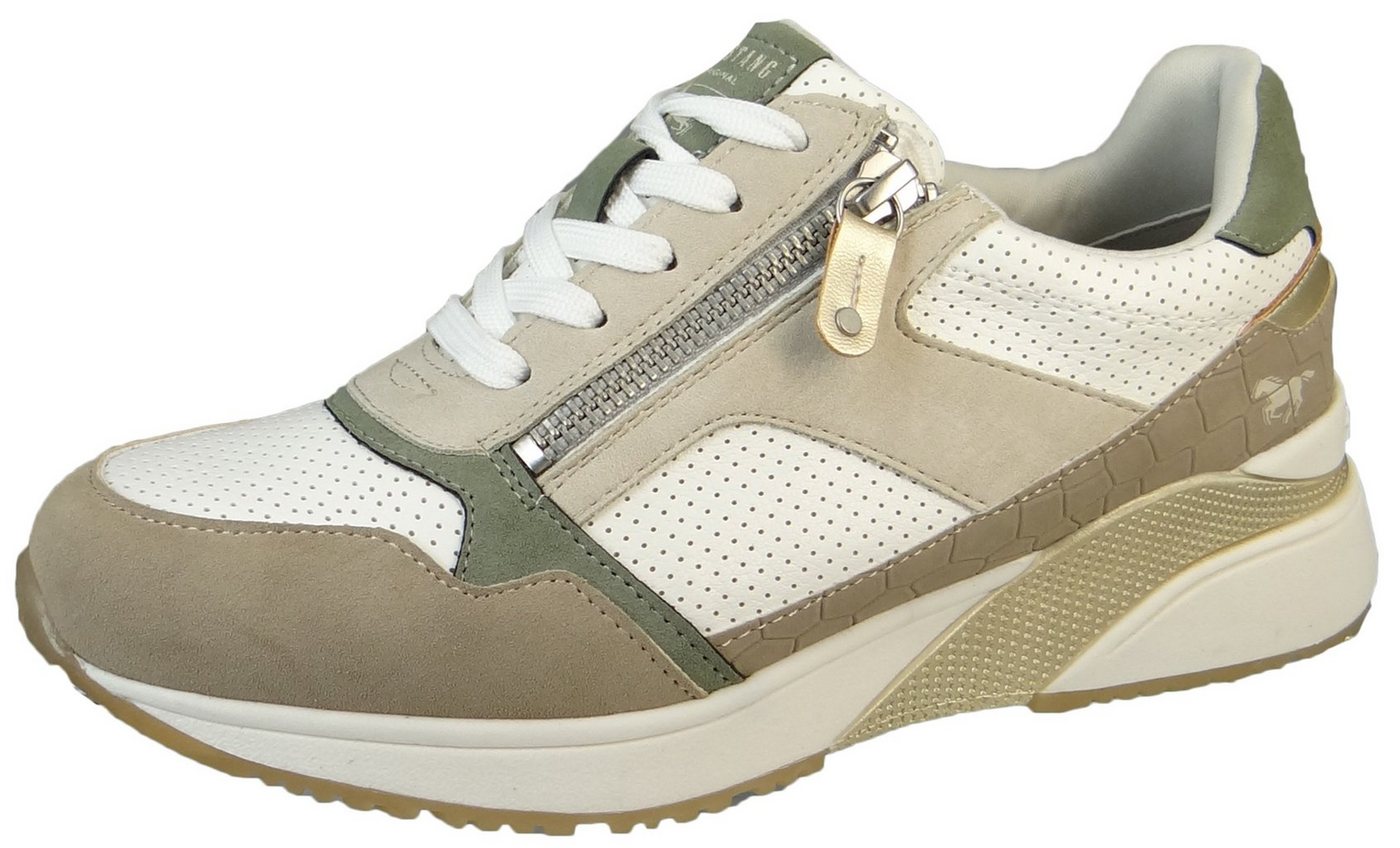 Mustang Shoes 1358311 41 Beige/Weiss Sneaker von Mustang Shoes