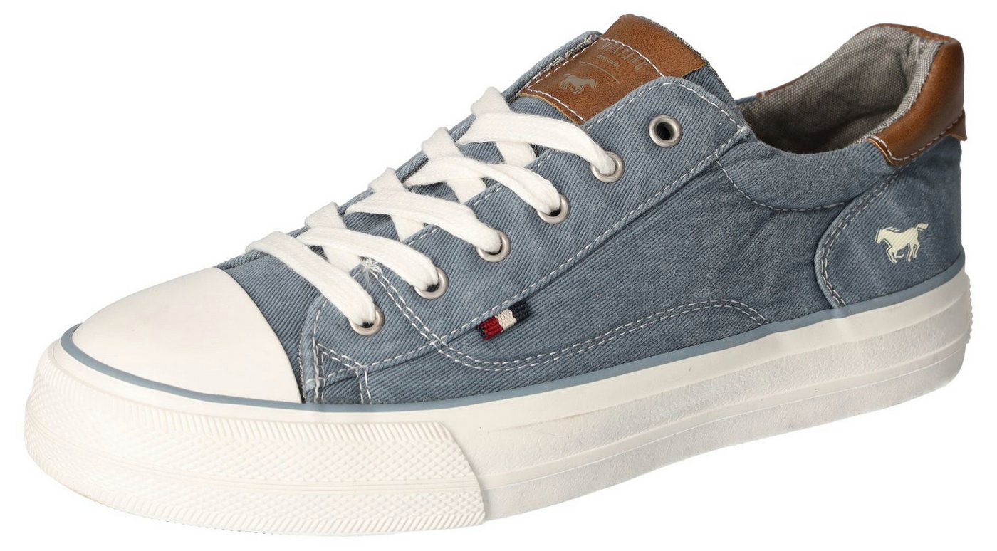 Mustang Shoes Sneaker, Freizeitschuh, Halbschuh, Schnürschuh, mit Gummikappe von Mustang Shoes