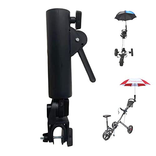 Muttify Golf Cart Schirmhalter, Winkel und Interne Breite Verstellbare Regenschirm Menge Universal für Fahrrad Kinderwagen, Kinderwagen, Rollstuhl von Muttiy