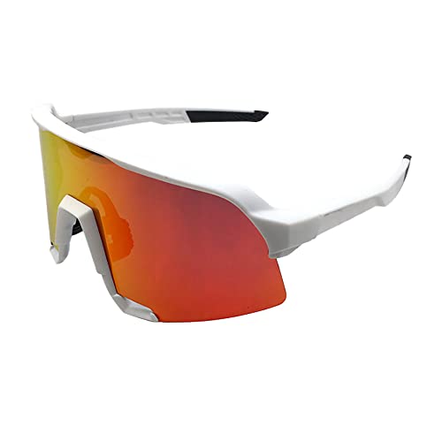 Outdoor Radsport Sonnenbrille Sportbrille Fahrradbrille Wind Sand Sonnenbrille Orange von Muzboo